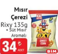 RİXY MISIR ÇEREZİ 135 G